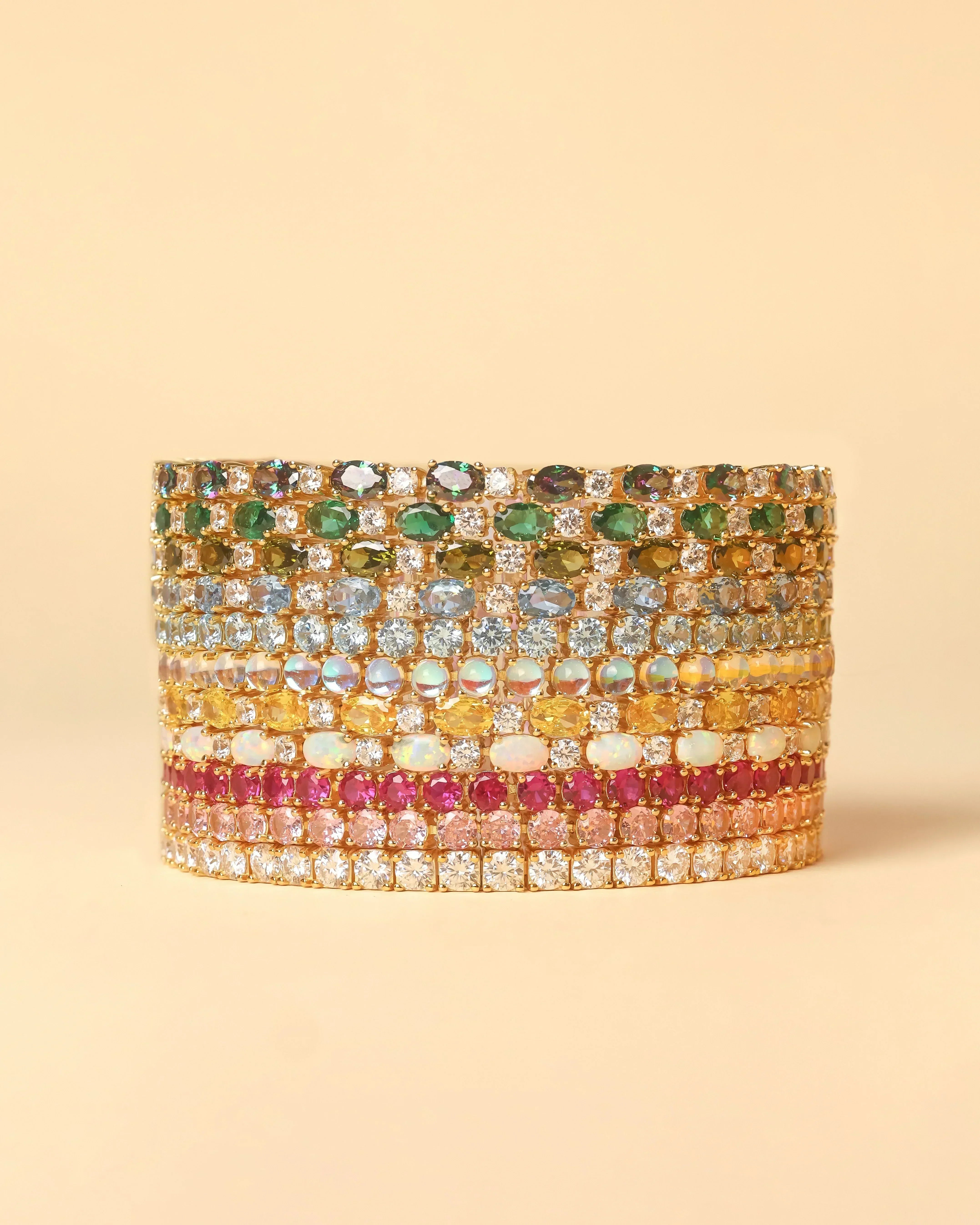 How to Stack Birthstone Rings and Bracelets