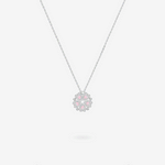 FANCI ME "Heart's Blossom" Sterling Silver Necklace Main
