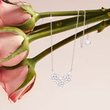 "Blooming Rose" Sterling Silver Necklace
