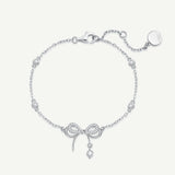 FANCIME “Dream Bow“ Butterfly Bow Sterling Silver Bracelet
