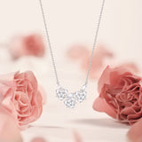 "Blooming Rose" Sterling Silver Necklace