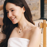 三位一體天然紅瑪瑙銀項鍊