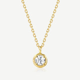 Tiny Delight Dainty Silver Necklace