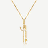 Harry Potter x FANCIME Ron Weasley Wand Unisex Silver Charm Necklaces