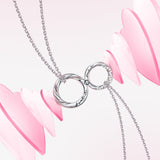FANCIME "Love Magnetic" Couples Sterling Silver Necklaces