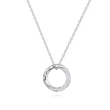 FANCIME "Love Magnetic" Couples Sterling Silver Necklaces