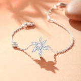 “Maple Majesty” Elegant Sterling Silver Bracelet