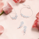 "Blooming Rose" Sterling Silver Necklace