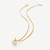 Tiny Delight Dainty Silver Necklace