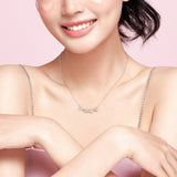 FANCIME "Clover Blossom" Sterling Silver Necklace