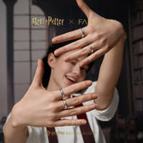 Harry Potter x FANCIME Slytherin House Sterling Silver Ring