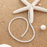 Pearl Blossom Silver Chain Necklace