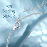 "Infinite Embrace" June Birthstone Moonstone Infinity Symbol Sterling Silver Pendant Necklace - Silver