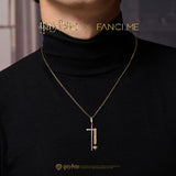 Harry Potter x FANCIME Draco Malfoy Wand Unisex Silver Charm Necklaces