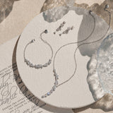 FANCIME “Wisteria Whisper” Flower Sterling Silver Bracelet