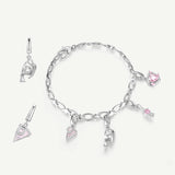 Sweet Cake Silver Charm