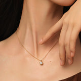 Tiny Delight Dainty Silver Necklace