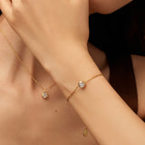 Tiny Delight Dainty Silver Bracelet