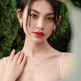 "Blooming Rose" Sterling Silver Necklace