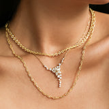 FANCIME "Vega Serenade" Twinkling Star Alpha Lyrae Sterling Silver Necklace