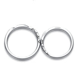 FANCIME “Love Magnetic” Couples Sterling Silver Rings