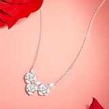 "Blooming Rose" Sterling Silver Necklace
