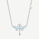 Harry Potter x FANCIME Flying Keys Sterling Silver Necklace Glow-in-the dark Design