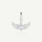 Cupid’s Wing Silver Charm