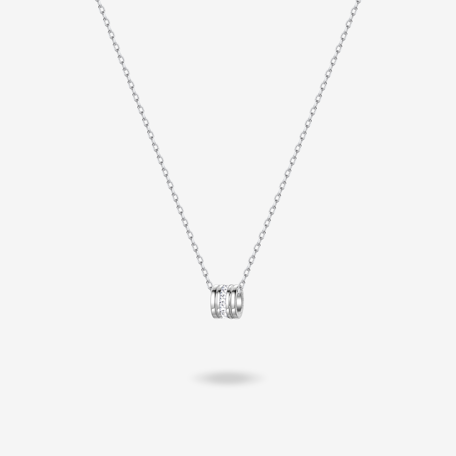 FANCIME "Our Commitment" Couples Sterling Silver Necklaces