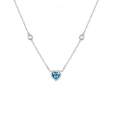 FANCIME "Glam Heart" Heart Shape Sterling Silver Necklace Main