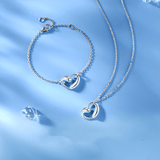 FANCIME "Strings Attached" Promise Sterling Silver Necklace Full