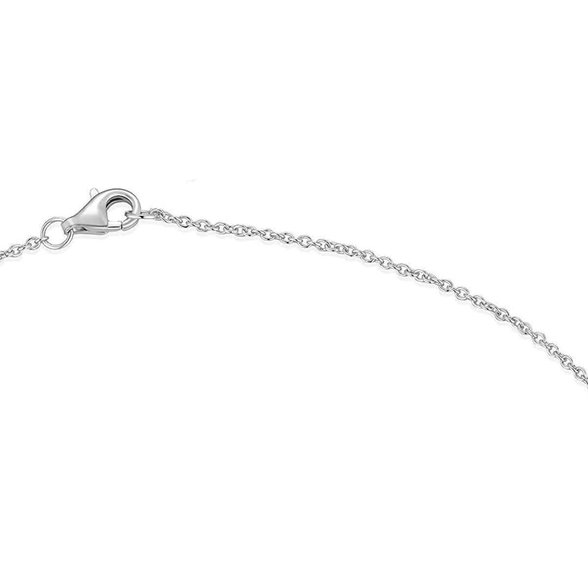 FANCIME Large Polishing Cross Sterling Silver Necklace Link