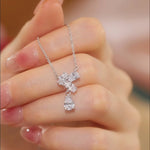 FANCIME ‘’Wisteria Flower Cluster” Flower Sterling Silver Necklace Video