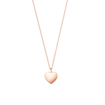 FANCIME Polished Heart 14K Rose Gold Necklace Main