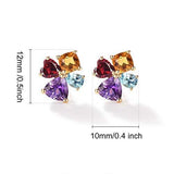 14k "Rainbow Flower" Studs - FANCI ME