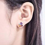 14k "Rainbow Flower" Studs - FANCI ME