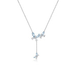 Fanci "Dreamy Delight" Dangling Butterfly Sterling Silver Necklace Main