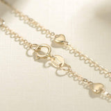 FANCIME Friendship Charm 14K Yellow Gold Bracelet  Link