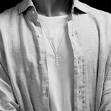 FANCIME Medium Polishing Cross Sterling Silver Necklace Show
