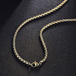 FANCIME Mens Polished Cross 925 Silver Necklace Detail2