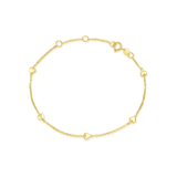 FANCIME Friendship Charm 14K Yellow Gold Bracelet  Main