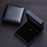FANCIME Beveled Edge Cross Sterling Silver Necklace Box