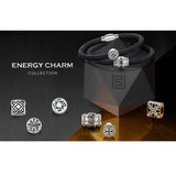 COURAGE 925 Sterling Silver Black Color Leather Bracelet 