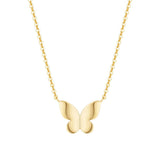 Fanci "Dreamy Butterfly" Butterfly 14K Yellow Gold Necklace Main